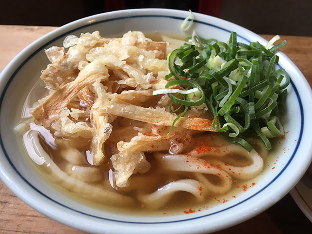 ごぼう天うろんの写真